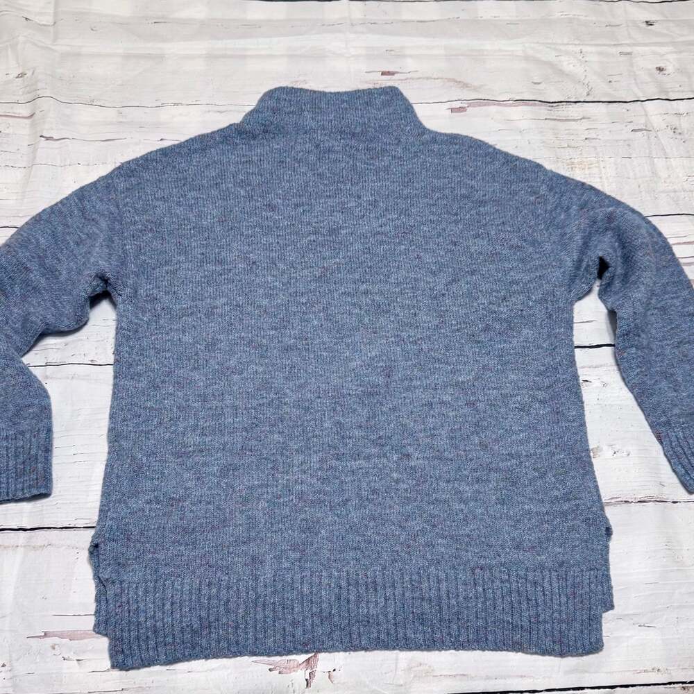 Well Worn Women's Mock Neck High Low Hem Cozy Soft Nep Yarn Sweater Size S - Picture 9 of 10